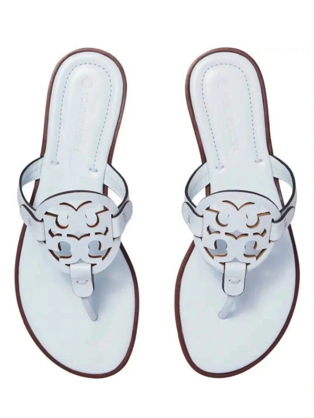 Tory Burch Welt Miller sandals flats in light blue US 9